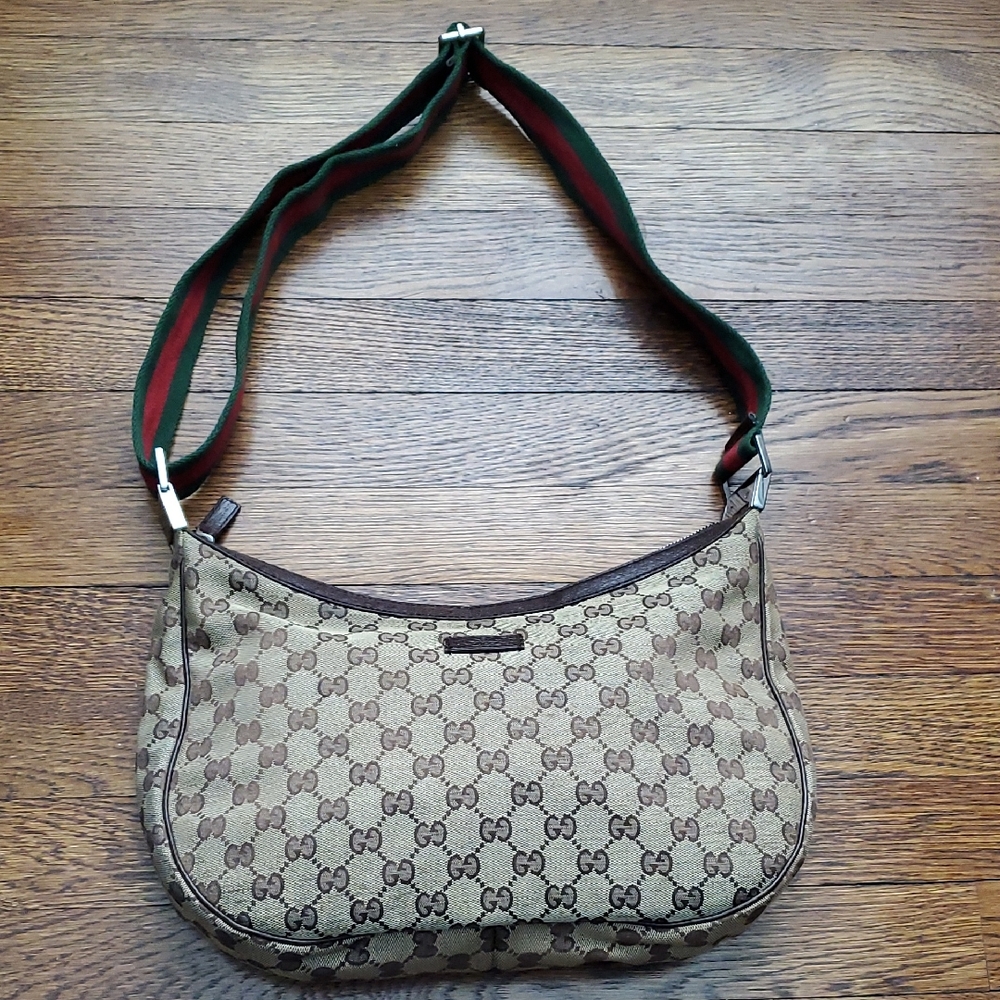 Gucci Brown Leather Shoulder Bag